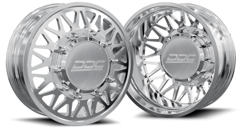 Dually Wheels The Mesh Forged 22x8.25 8x165 Polished 94-18 Dodge Ram 3500 92-10 Silverado/Sierra 3500 87-97 Ford F-350 DDC Wheels