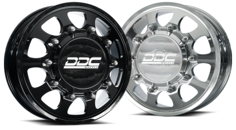 Dually Wheels The Shield 20x7.75 8x200 Gloss Black 05-25 Ford F-350 11-14 Ford F-450 19-25 Dodge Ram 3500 DDC Wheels