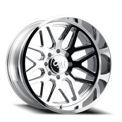 Cast Aluminum Wheels Invader 9115 CH 22x12 Chrome 6 On 135 Bolt Pattern -51 Offset Cali Offroad Wheels