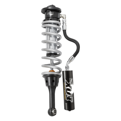 10-13 Ford Raptor Front Coilover Internal Bypass Factory Race 3.0 Remote Reservoir 7.6 Inch 0-2 Inch Lift Fox Offroad Shocks
