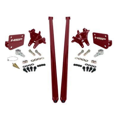 HSP Traction Bars For 2017.5-2022 Ford Powerstroke 6.7 Liter F350 SRW Regular Cab Long Bed-Illusion Cherry