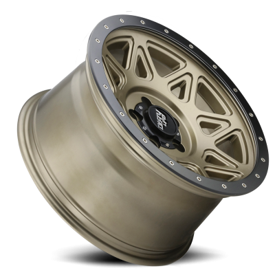 Dirty Life Race Wheels Theory 9305 Matte Gold W/Matte Black Lip 17X9 8-165.1 -12Mm 130.8Mm