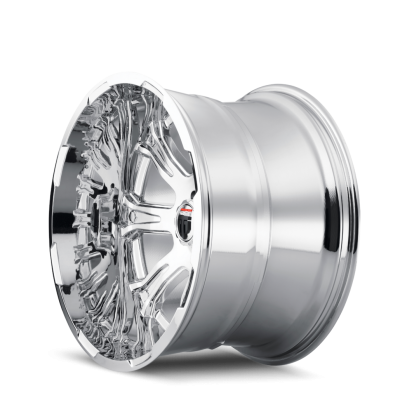 Bomb AT154 Chrome 20X12 5-127 -44MM 78.1MM Off Road Wheels American Truxx