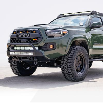 16-Up Tacoma Stealth Bumper 32 Inch LED Bar Spot Beam No Switch No 2nd LED Bar No Winch No D-Ring Cali Raised LED