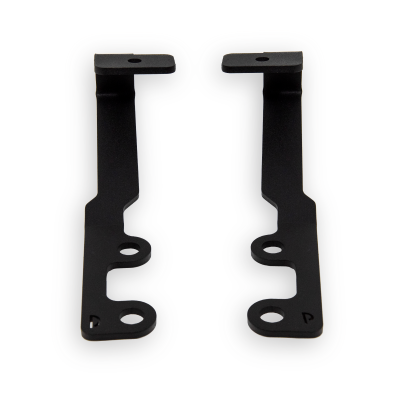 Low Profile Ditch Light Brackets Kit Fits 24-Present Toyota Tacoma/(2) 3X2 18W LED Pods/No Switch Cali Raised LED