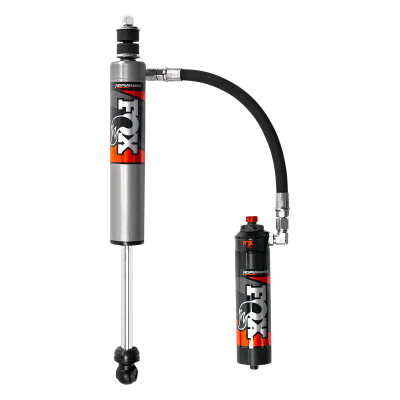 2017-2024 Ford F-250/F-350 Superduty Front Performance Elite 2.5 Remote Reservoir 2-3.5 Inch Lift Dual Speed Compression Adjuster Fox Offroad Shocks