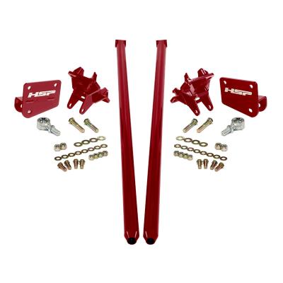 HSP Traction Bars For 2011-2017 Ford Powerstroke 6.7 Liter F250 F350 SRW (ECLB,CCSB)-Flag Red