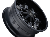 Cast Aluminum Wheels Dirty 9104 SB 20x10 Milled Spokes Satin Black 8 On 165.1/8 On170 Bolt Pattern -19 Offset Cali Offroad Wheels
