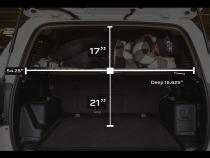 2010-2021 4Runner Interior Rear MOLLE Panel 3rd Row Seat Full Combo Rear Cargo Area Tray and Both Panels Cali Raised LED
