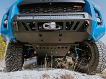 2014-Present 4Runner Front Skid Plate Steel/Raw Cali Raised LED