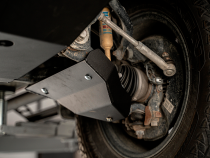2014-Present 4Runner Fuel Tank Skid Plate Aluminum/Powdercoat Cali Raised LED