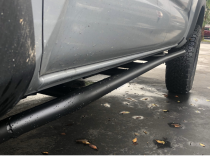 Trail Edition Rock Sliders Fits 24-Present Toyota Tacoma -Double Cab Long Bed/No Kick Out/Powdercoat Cali Raised LED