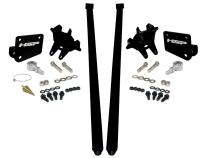 HSP Traction Bars For 2011-2017 Ford Powerstroke 6.7 Liter F350 DRW Regular Cab Long Bed-Flag Red