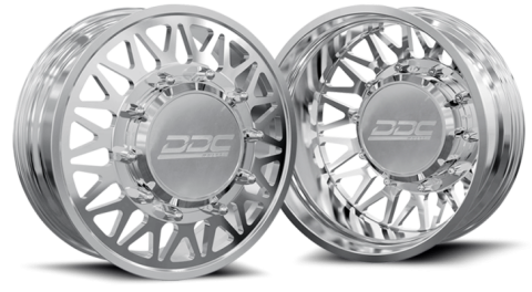 Dually Wheels The Mesh Forged 20x8.25 8x165 Polished 94-18 Dodge Ram 3500 92-10 Silverado/Sierra 3500 87-97 Ford F-350 DDC Wheels