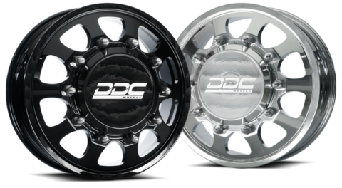 Dually Wheels The Shield 20x8.25 8x200 Polished 05-25 Ford F-350 11-14 Ford F-450 19-25 Ram 19-25 3500 DDC Wheels