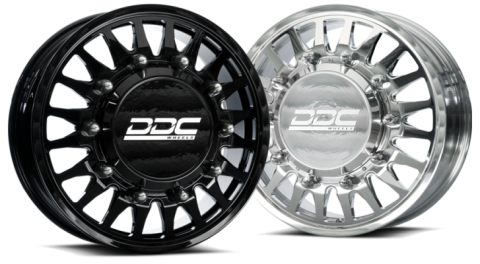 Dually Wheels The Spoke Forged 22x8.25 8x200 Gloss Black 05-25 Ford F-350 11-14 Ford F-450 19-25 Dodge Ram 3500 DDC Wheels