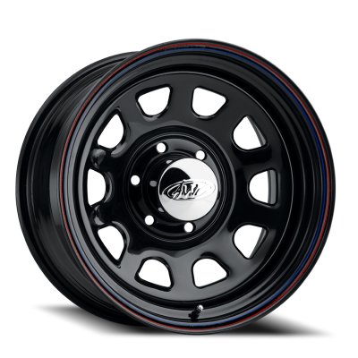 Steel Wheels 15x10 51 Black Daytona Black 5 On 114.3  Bolt Pattern -38 Offset Allied Wheels
