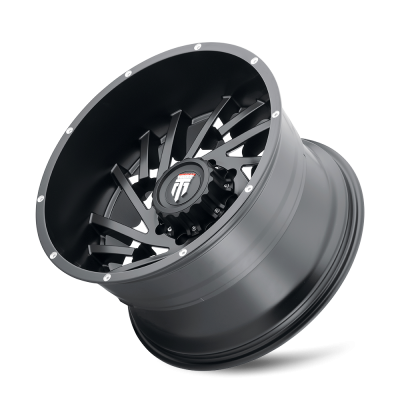 Web AT161 Satin Black Milled 20X10 5-127 -24MM 78.1MM Off Road Wheels American Truxx