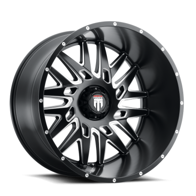 DNA AT184 Satin Black Milled 26X14 5-150 -76MM 110.3MM Off Road Wheels American Truxx