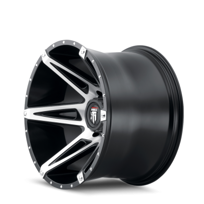 Gloss Black Machined 18X9 6-135 -12MM 106.1MM Off Road Wheels American Truxx