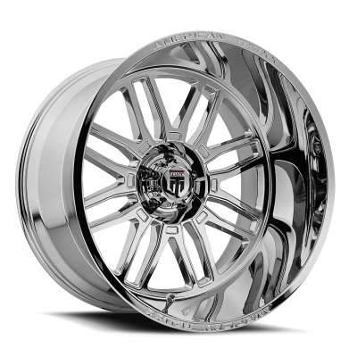 Restless AT1915 Chrome 22X12 6-135 -44MM 87.1MM Off Road Wheels American Truxx