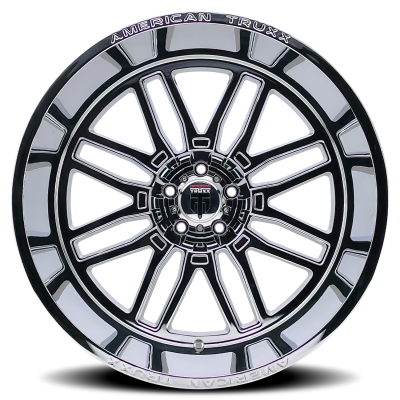 Restless AT1915 Chrome 22X12 6-135 -44MM 87.1MM Off Road Wheels American Truxx