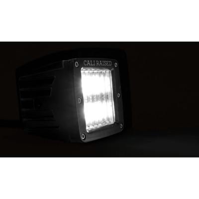 2019-Present RAV4 Ditch Mount Kit-(2) 3X2 18W LED Pods Toyota OEM Square Style Ditch Lights Switch Cali Raised LED