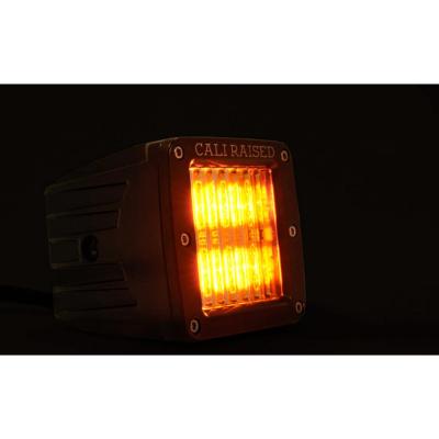 2019-Present RAV4 Ditch Mount Kit-(2) 3X2 18W LED Pods Toyota OEM Square Style Ditch Lights Switch Cali Raised LED