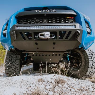 2014-Present 4Runner Front Skid Plate Aluminum/Raw Cali Raised LED