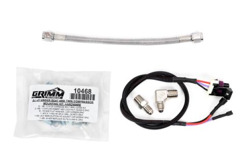 Jeep Wrangler JL/JLU &amp; Gladiator JT Arb Twin Compressor Under Seat Mounting Bracket Kit Grimm Offroad