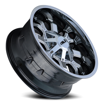 Cast Aluminum Wheels Dirty 9104 CH 20x9 Chrome 5 On 127/5 On139.7 Bolt Pattern 0 Offset Cali Offroad Wheels