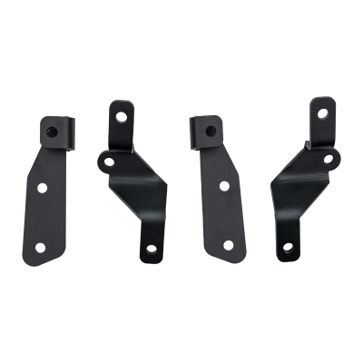 Ditch Light Mount Kit Fits 21-Present Ford Bronco Raptor - (2) 3X2 18W Amber LED Pods Cali Raised LED