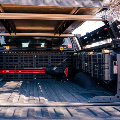Overland Bed Rack For 24-Present Toyota Tacoma/Long Bed Mid Height Rack Cali Raised LED
