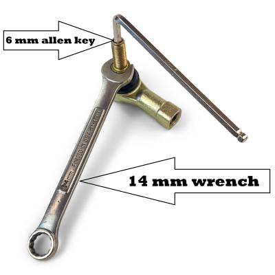 Jeep Gladiator Adjustable Rear Sway Bar End Links 2020+ JT Clayton Off Road