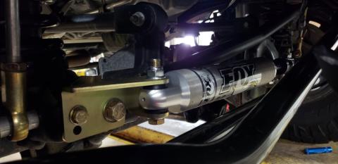 Jeep Steering Stabilizer Relocation Bracket Kit 2018+ JL/JT Clayton Off Road