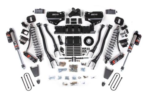 25-26 Ram 3500 (Diesel) 4 Inch 4-Link Suspension Lift Kit, 2 Inch Rear Lift, Block W/ Overload - Fox 2.5 PES C/O, Fox 2.5 PES Shocks BDS Suspension