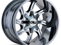 Cast Aluminum Wheels Twisted 9102 CH 20x14 Chrome 6 On 135/6 On139.7 Bolt Pattern -76 Offset Cali Offroad Wheels