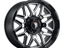 Grind AT151 Matte Black Milled 20X9 5-127 0MM 78.1MM Off Road Wheels American Truxx