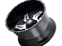Ninja AT163 Gloss Black Machined 22X14 5-139.7 -76MM 87.1MM Off Road Wheels American Truxx