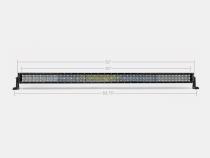 52 Inch Spot Curved Dual Row 5D Optic OSRAM LED Bar Cali Raised LED