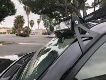 03-21 4Runner 52 Inch Curved LED Light Bar Roof Mounting Brackets Cali Raised LED