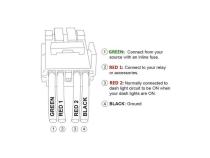 Small Style Toyota OEM Style Ditch Lights Switch Cali Raised LED