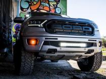 2019-Present Ford Ranger Fog Mounts 18W Combo 3x2 Amber Pods OEM Adapters Cali Raised LED