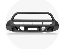 16-Up Tacoma Stealth Bumper 32 Inch LED Bar Combo Beam No Switch 32 Inch Combo Beam with Relocation Mounts No Switch No Winch No D-Ring Cali Raised LED