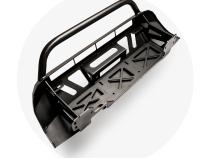 16-Up Tacoma Stealth Bumper 32 Inch LED Bar Combo Beam No Switch 32 Inch Combo Beam with Relocation Mounts No Switch No Winch No D-Ring Cali Raised LED
