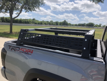 05-21 Tacoma Overland Bed Rack Long Bed Mid Height Rack Cali Raised LED