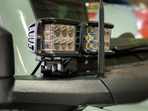 Ditch Light Mount Kit Fits 21-Present Ford Bronco Raptor - (2) 3X2 18W LED Pods/(2) 3X2 18W LED Pods Cali Raised LED