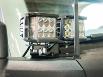 Ditch Light Mount Kit Fits 21-Present Ford Bronco Raptor - (2) 3X2 18W LED Pods Cali Raised LED